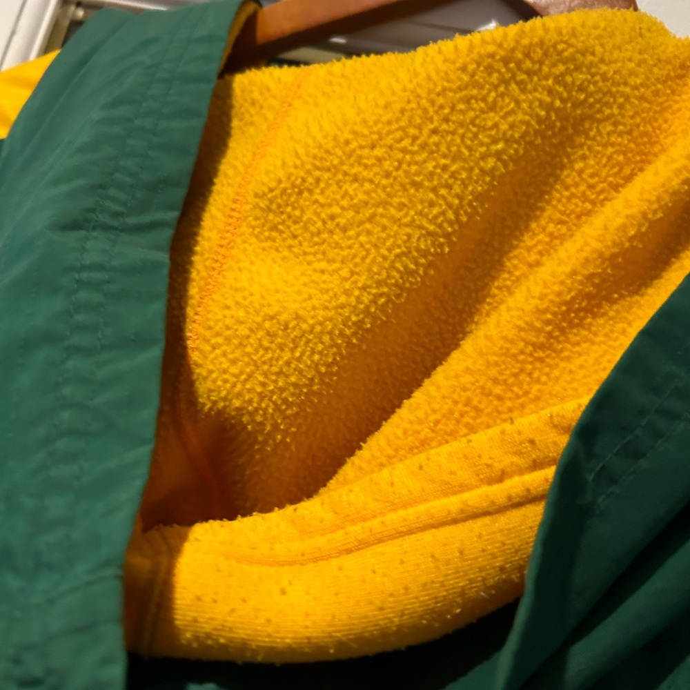 Nike Men's Green Bay Packers Vintage Puffer Jacket Full Zip Green Yellow Size L - Picture 4 of 11